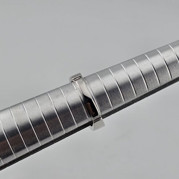 Sterling Silver Cubic Zirconia Engagement Wedding Ring 7 Solitaire Style 925 - Picture 5 of 14